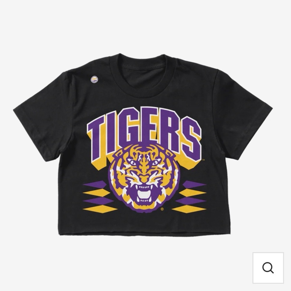 Retro LSU Crop Top